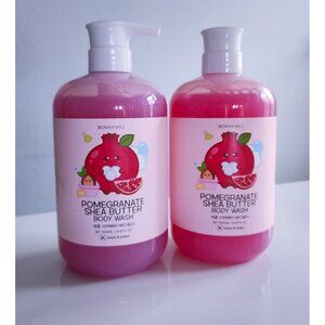 Bonnyhill Pomegranate Shea Butter Body Wash 33.8 oz Korean Skincare